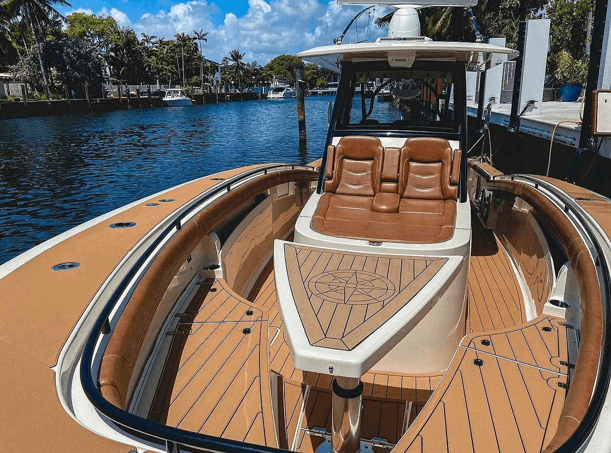 Teak Flooring Alternative for Boats - DEKit Teak Foam Flooring